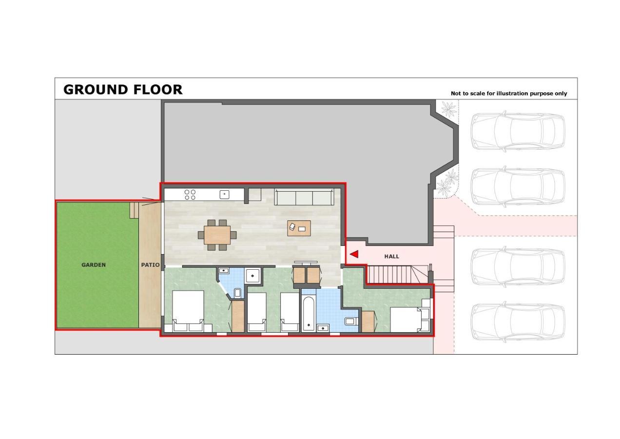 Ferienwohnung Star London Vivian Avenue 3-Bed Oasis With Garden The Hyde Exterior foto
